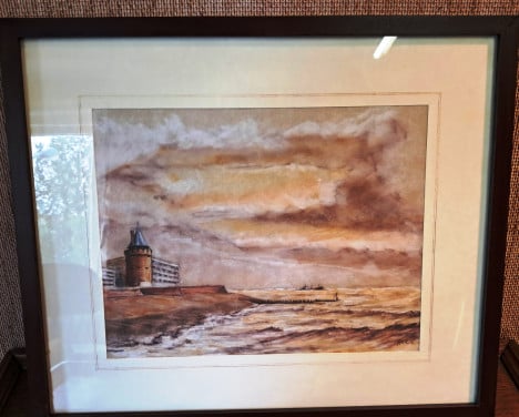 Aquarel gevangentoren Vlissingen