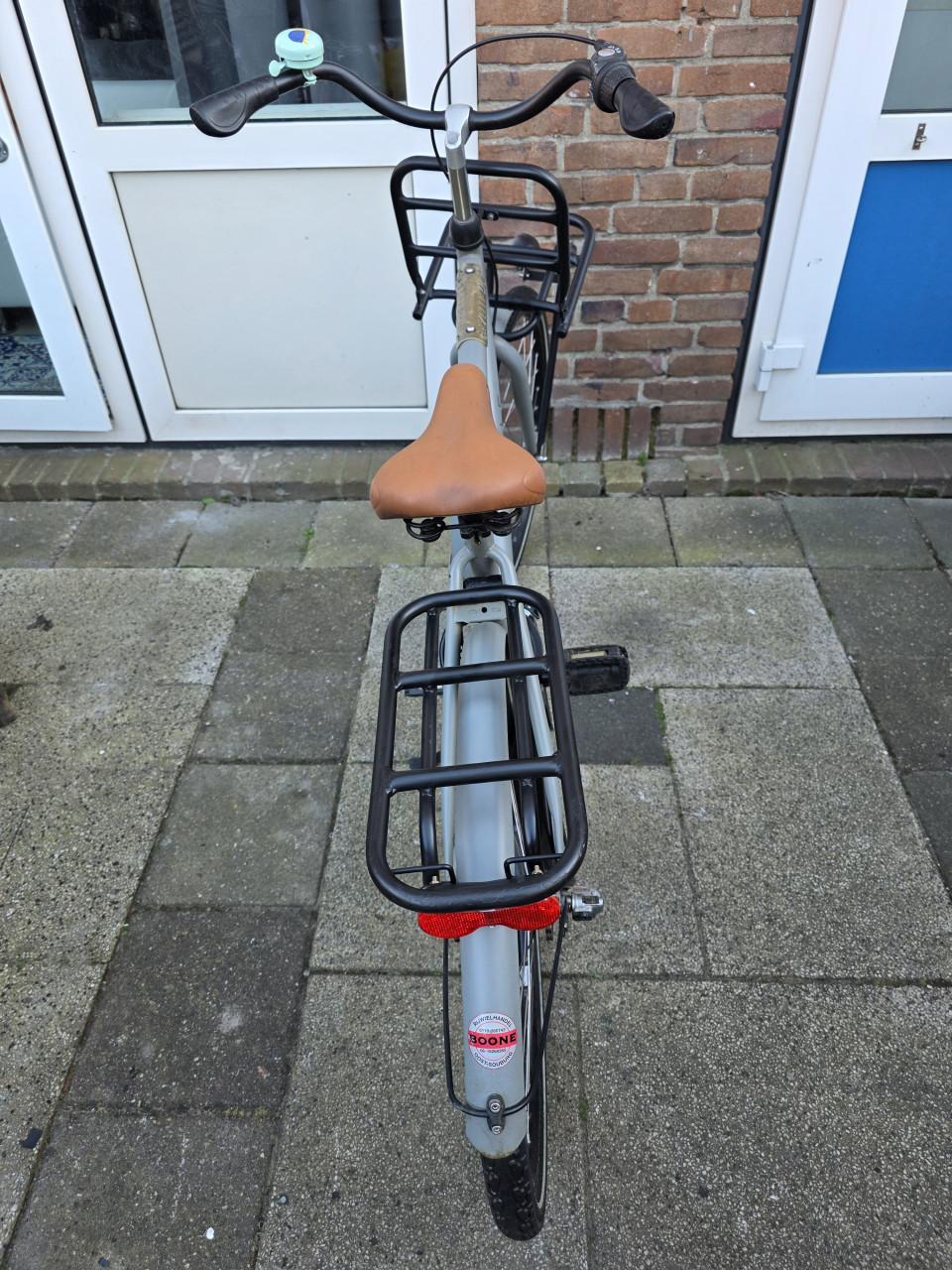 Jongens fiets GAZELLE 26 inch-met voordrager- trap rem achter