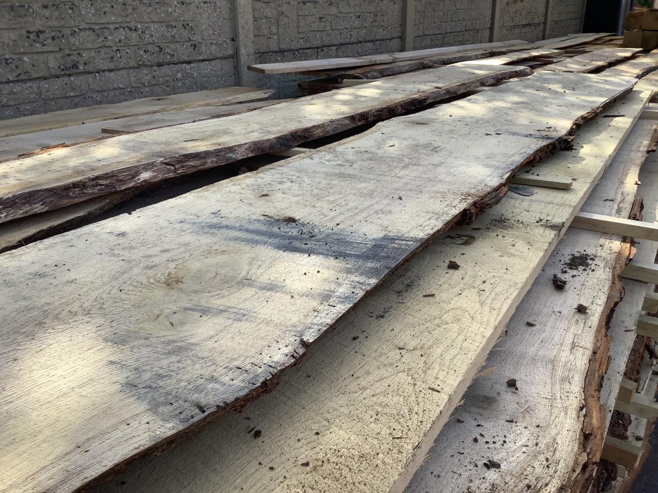 Nieuwe Eiken schaaldelen planken balken