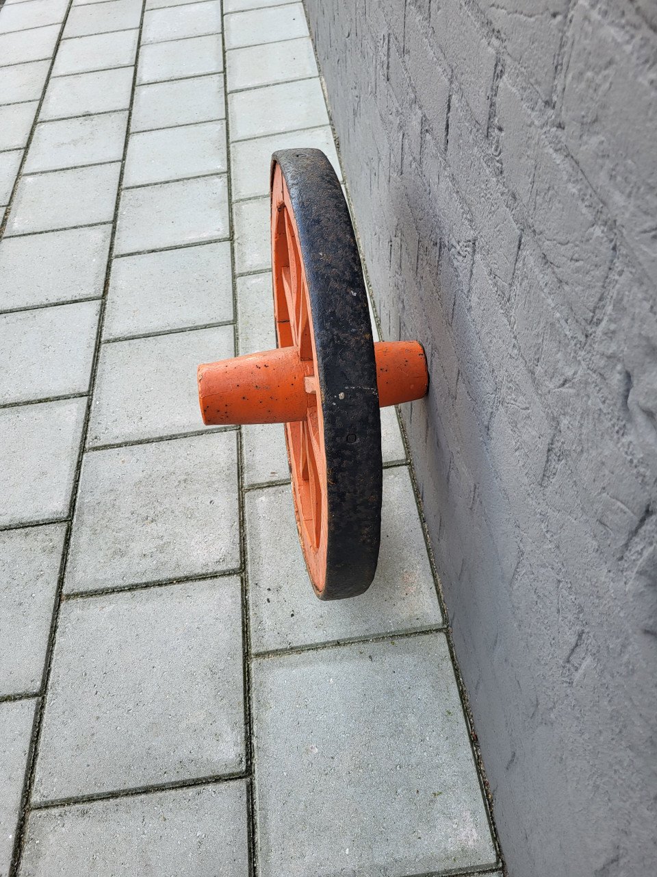 Antiek houten wiel