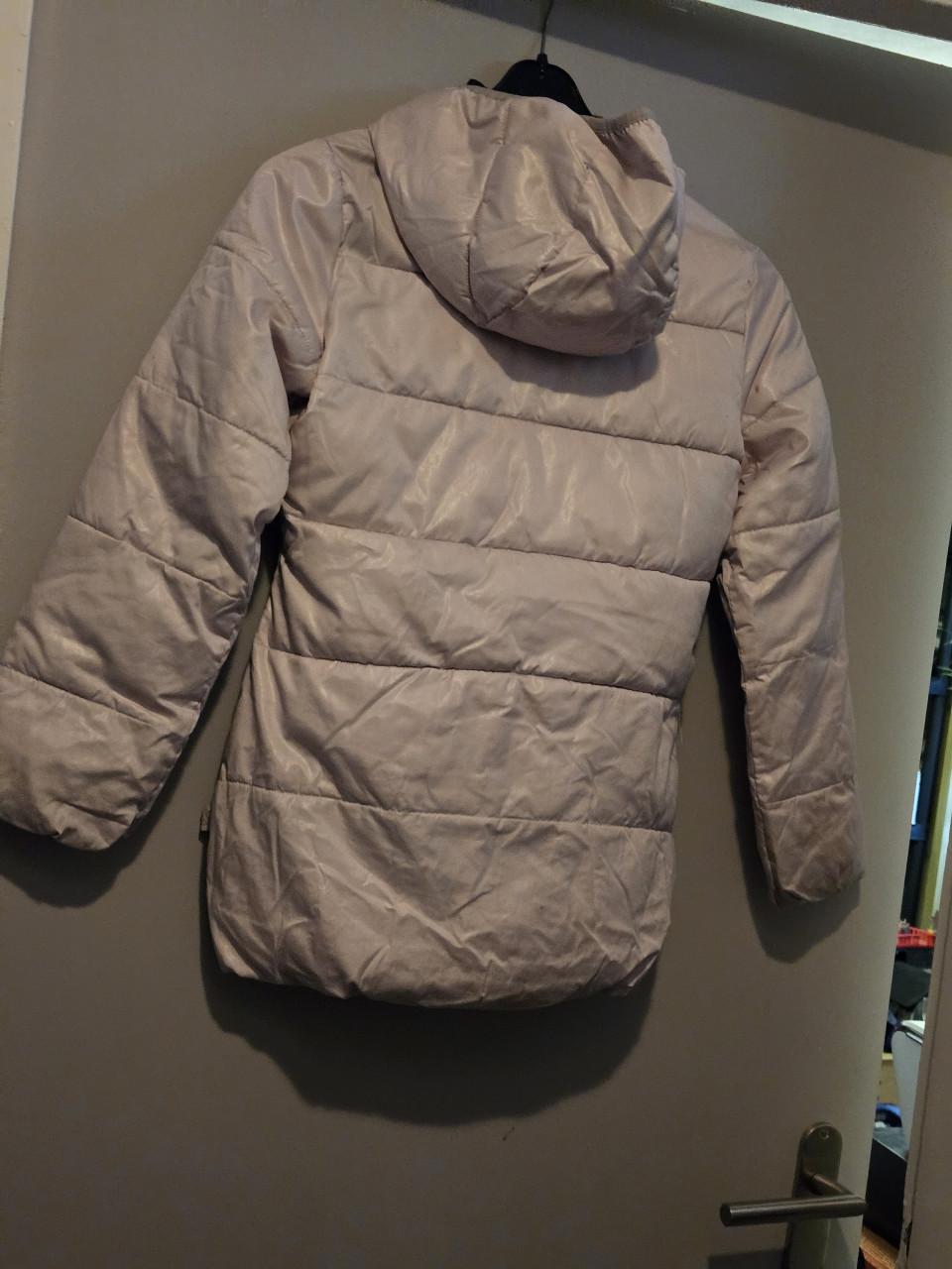 Kinderwinterjas van Benetton met capuchon voor meisjes - maat: L