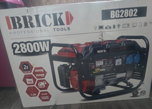 Brick generator op benzine BG2802 2800W
