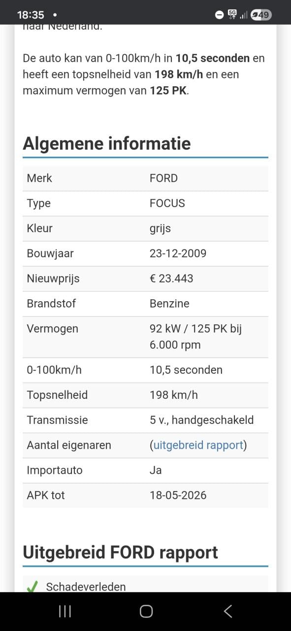 Ford focus kapotte koppeling en drukgroep