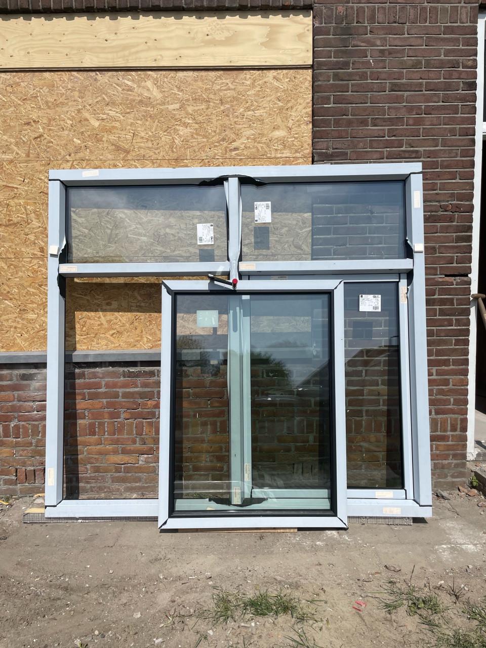 Kunststof kozijn triple glas draai kipe raam