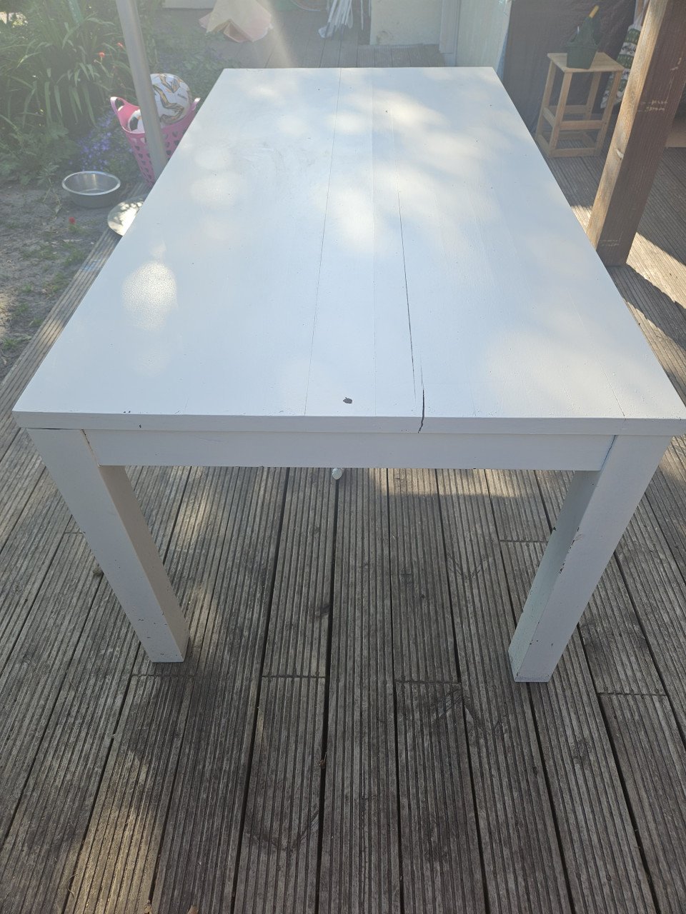 Stevige rechthoekige tafel