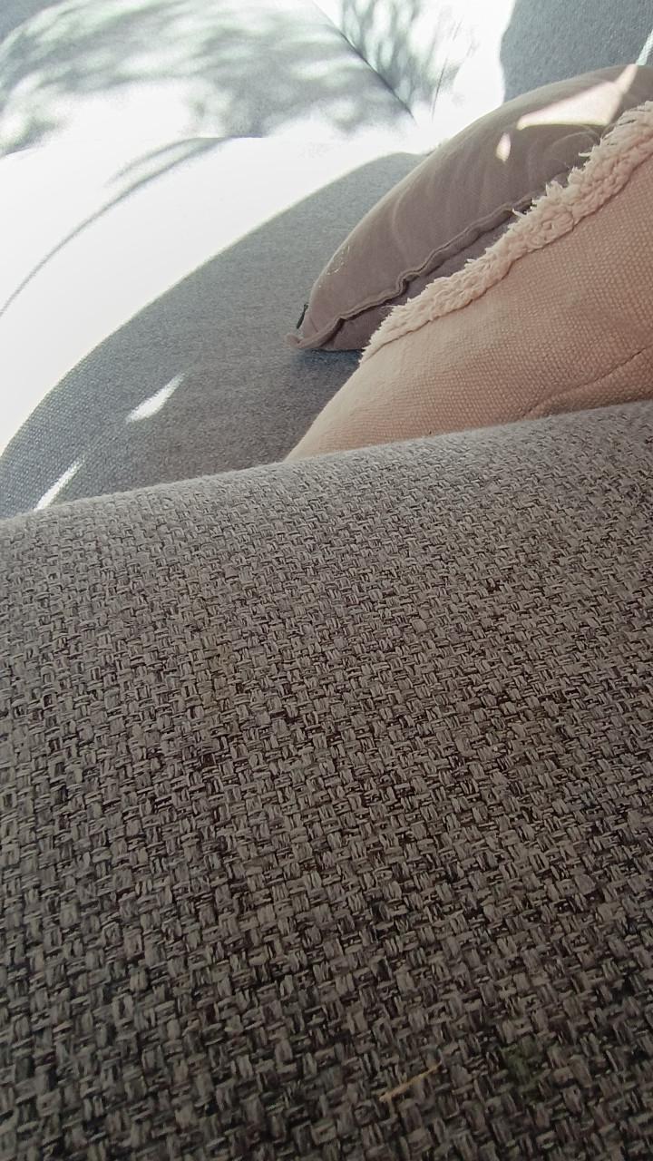 Nette grijze hoekbank