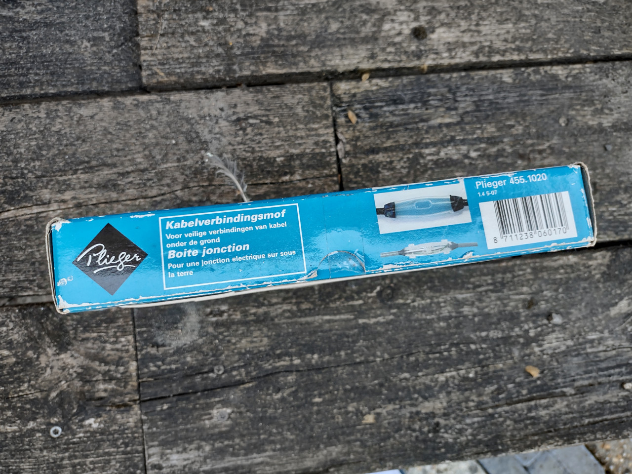 Plieger kabelverbindingsmof, kabel verbinding ondergronds.