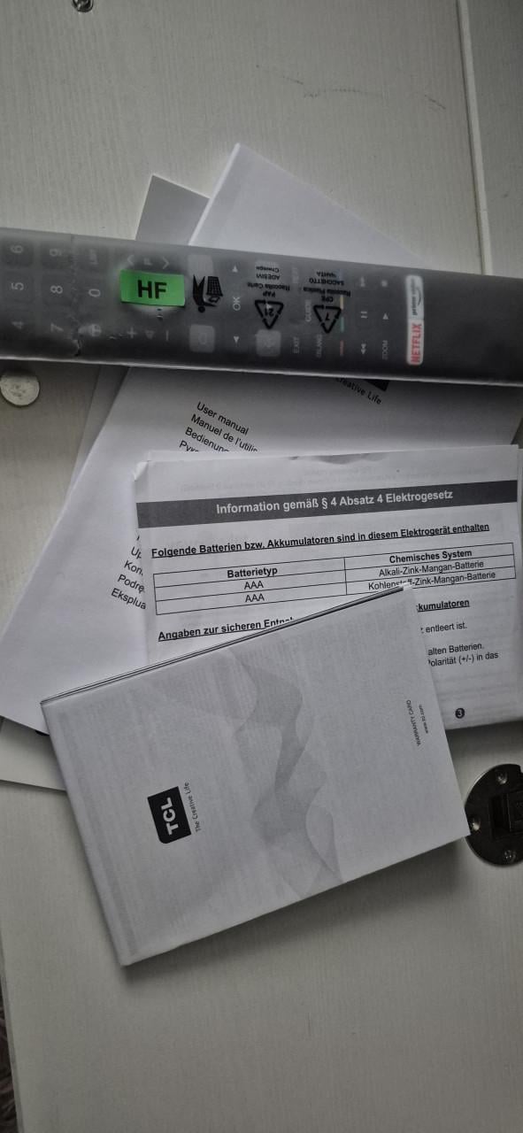 TCL 4k google tv 43 inc