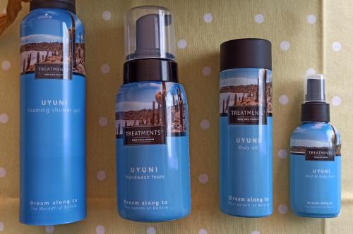TREATMENTS, 4 wellness produkten - Mahayana / Uyuni