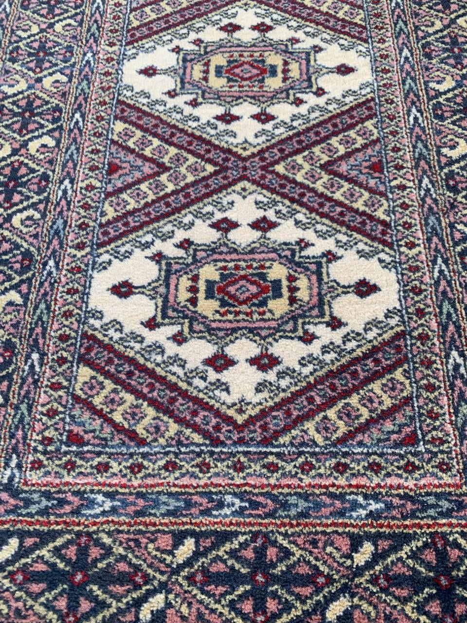 💖Super Schattig Handgeknoopt Vintage Vloerkleedje Louis de Poortere💖