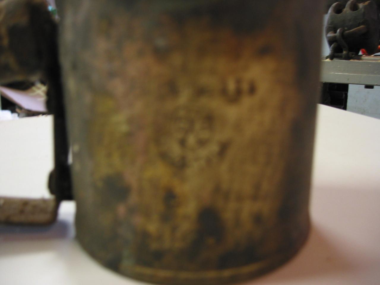 Antieke koperen brander