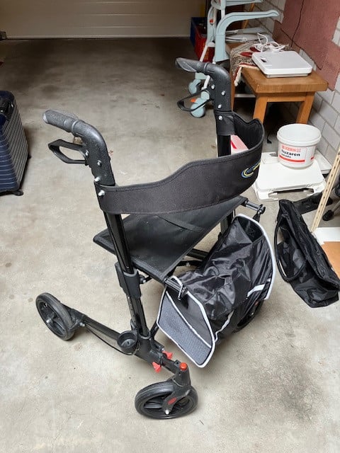 Rollator Multimotion dubbel inklapbaar lichtgewicht