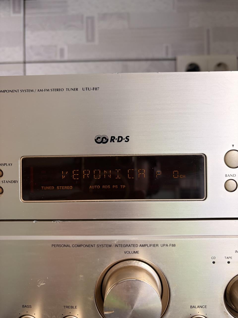 Denon HiFi Stereo Versterker + RDS Tuner – Werkend
