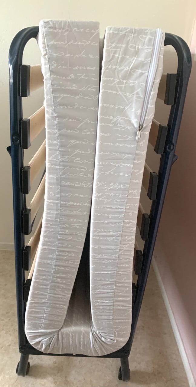 Luxe vouwbed van Troonz 90x200cm z.g.a.n