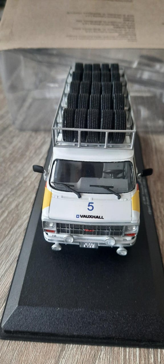 Vauxall Van , service bus rally team