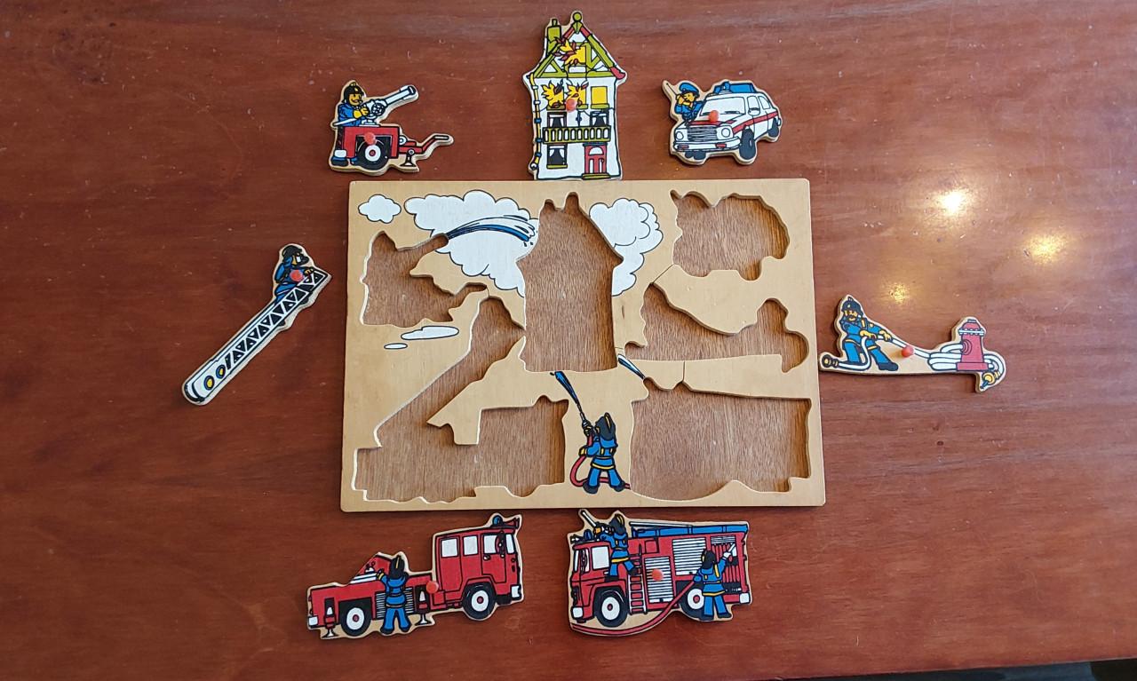 Puzzel van hout