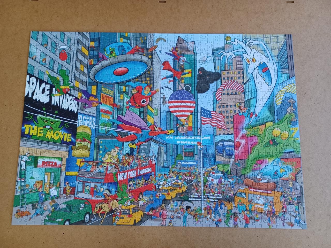 3 steden, Leuke 'That's Life' puzzel met 1000 stukjes.  Compleet