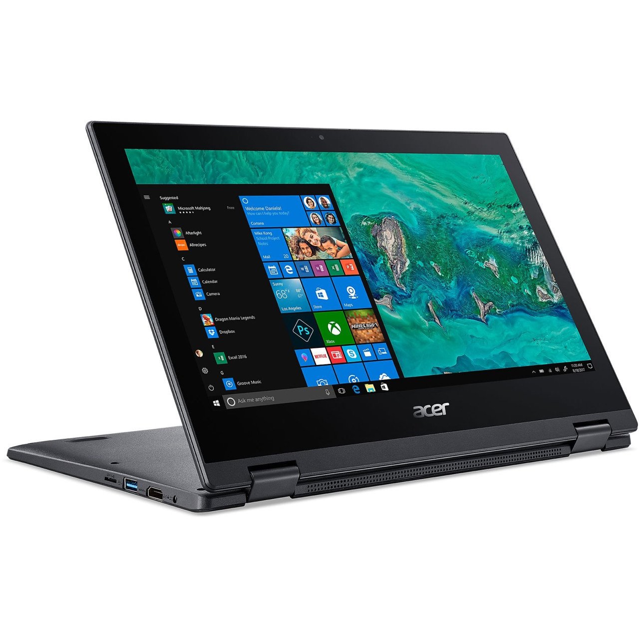 Acer Spin 1 convertible 2-in-1 N4020 128Gb SSD Windows 11 touchscreen 85€