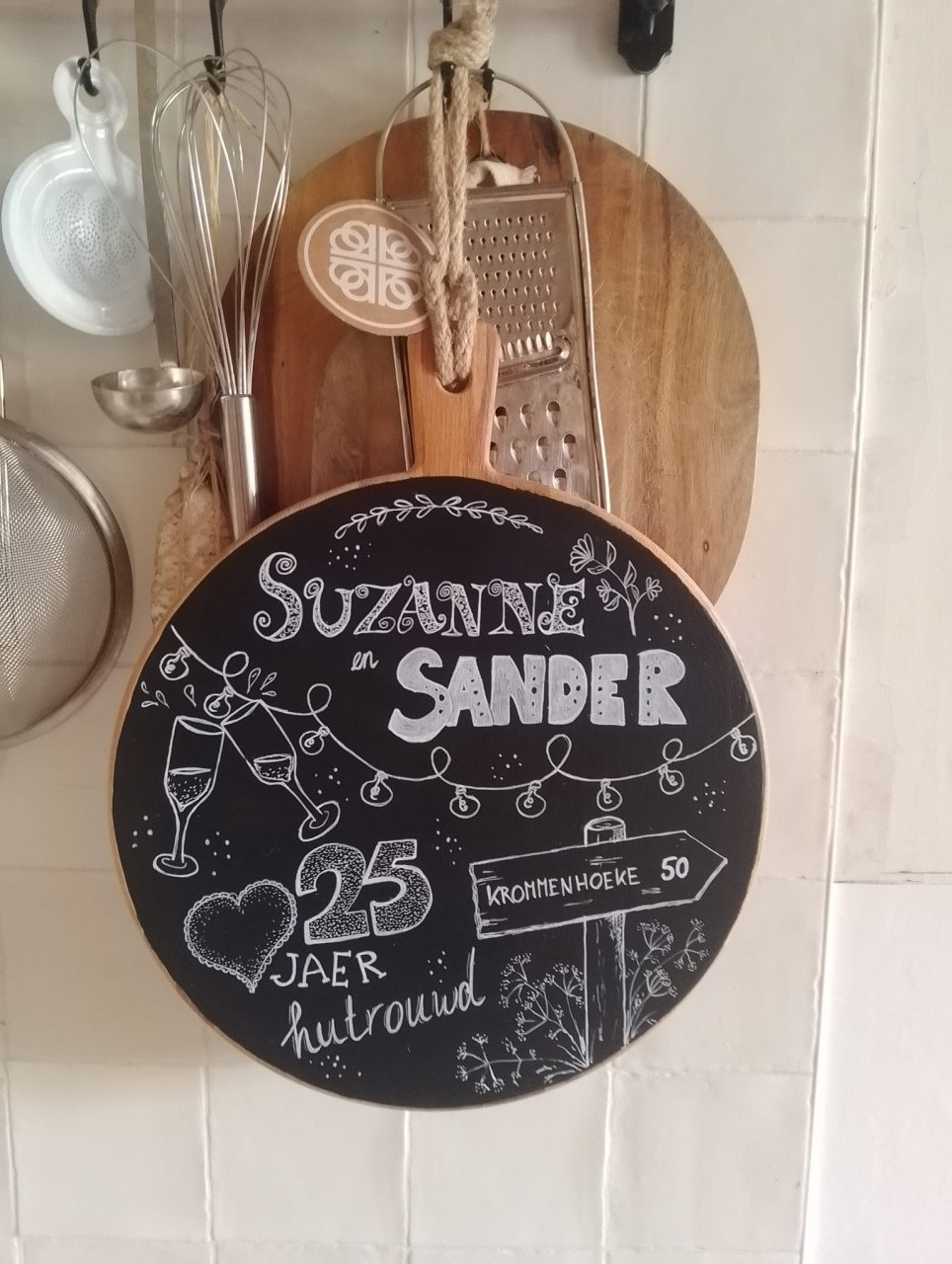 Gepersonaliseerde borrelplank - super origineel cadeau