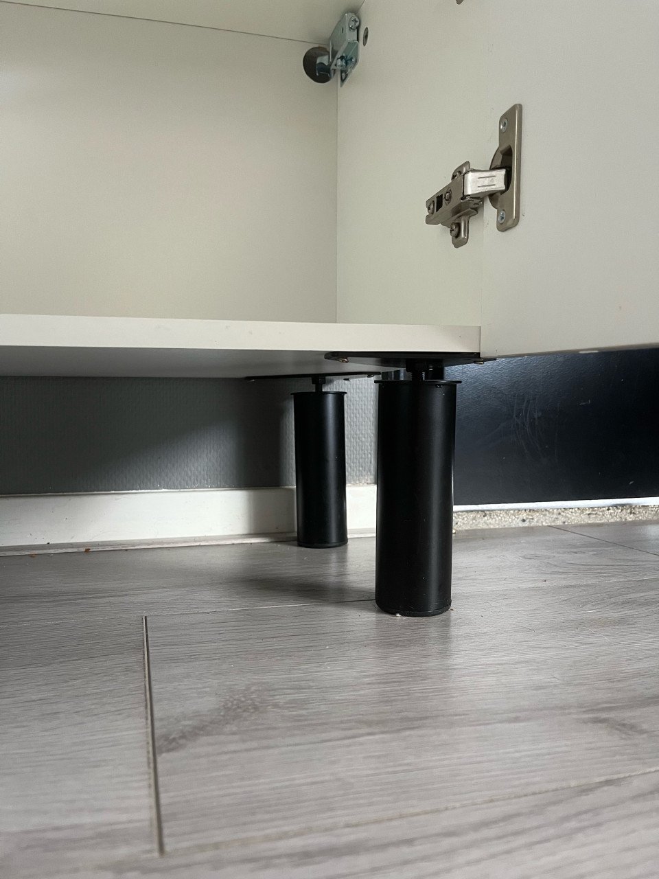 Tv-meubel 200 cm, mat wit