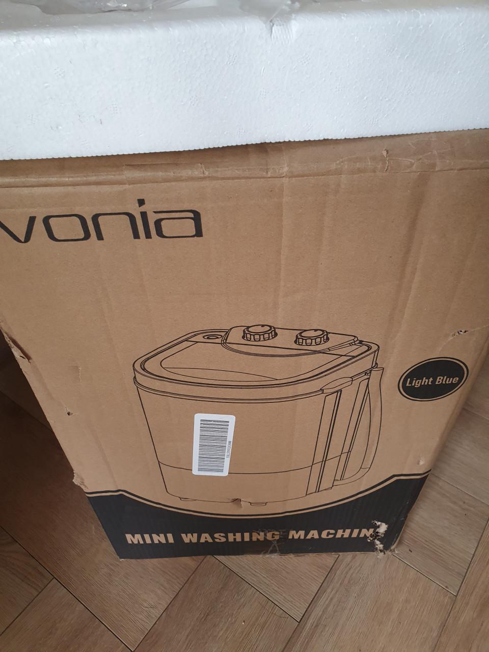 Vonia mini wasmachine 2,5 kg • met centrifuge • camping • nieuw
