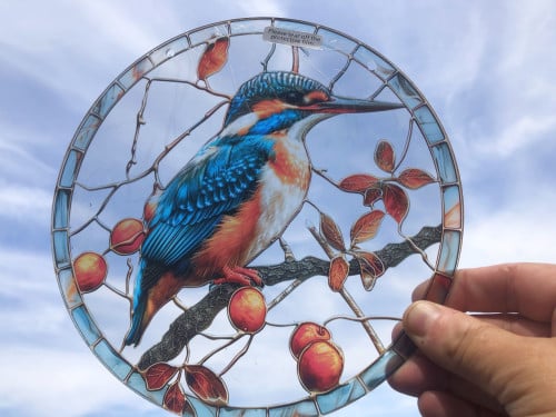 Ijsvogel #1 ( nieuw ) raamhanger - zonnevanger