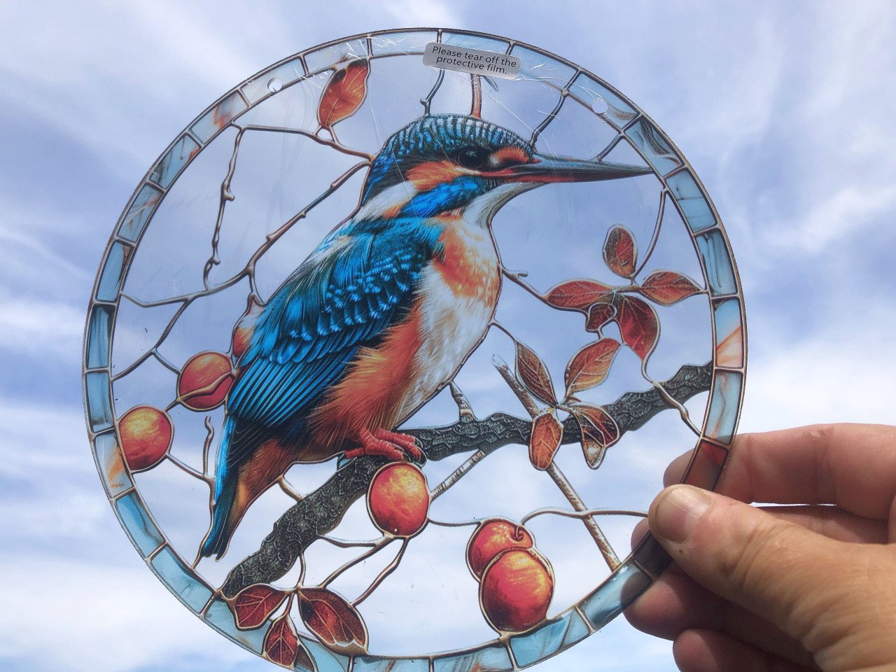 Ijsvogel #1 ( nieuw ) raamhanger - zonnevanger