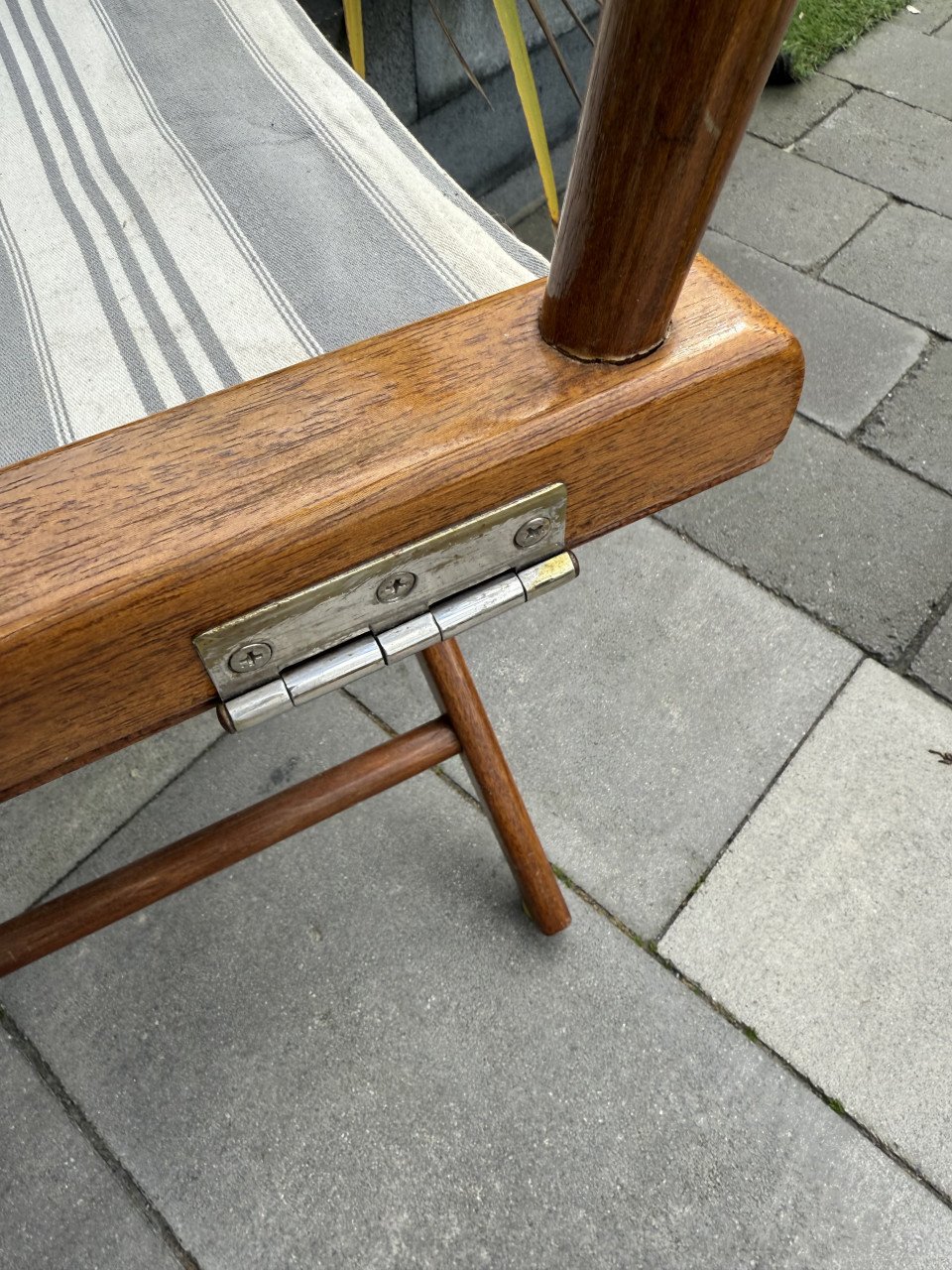 Teak regisseursstoel