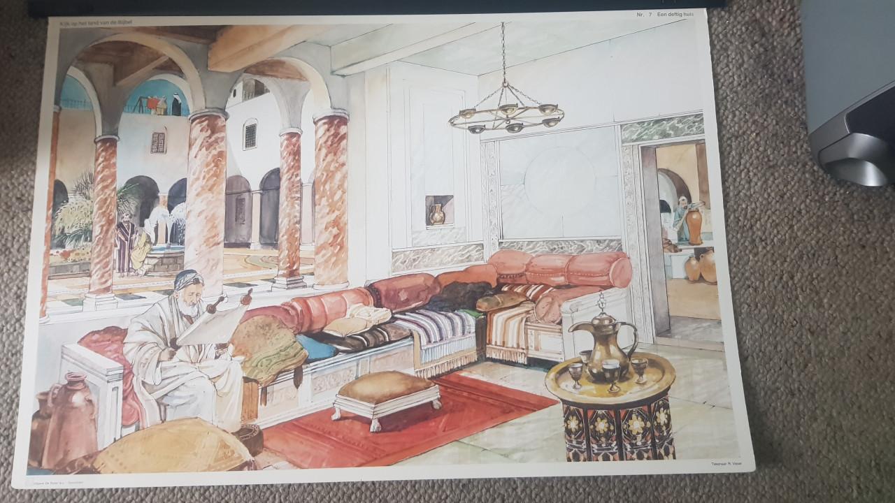 Koffer met 18 bijbelplaten