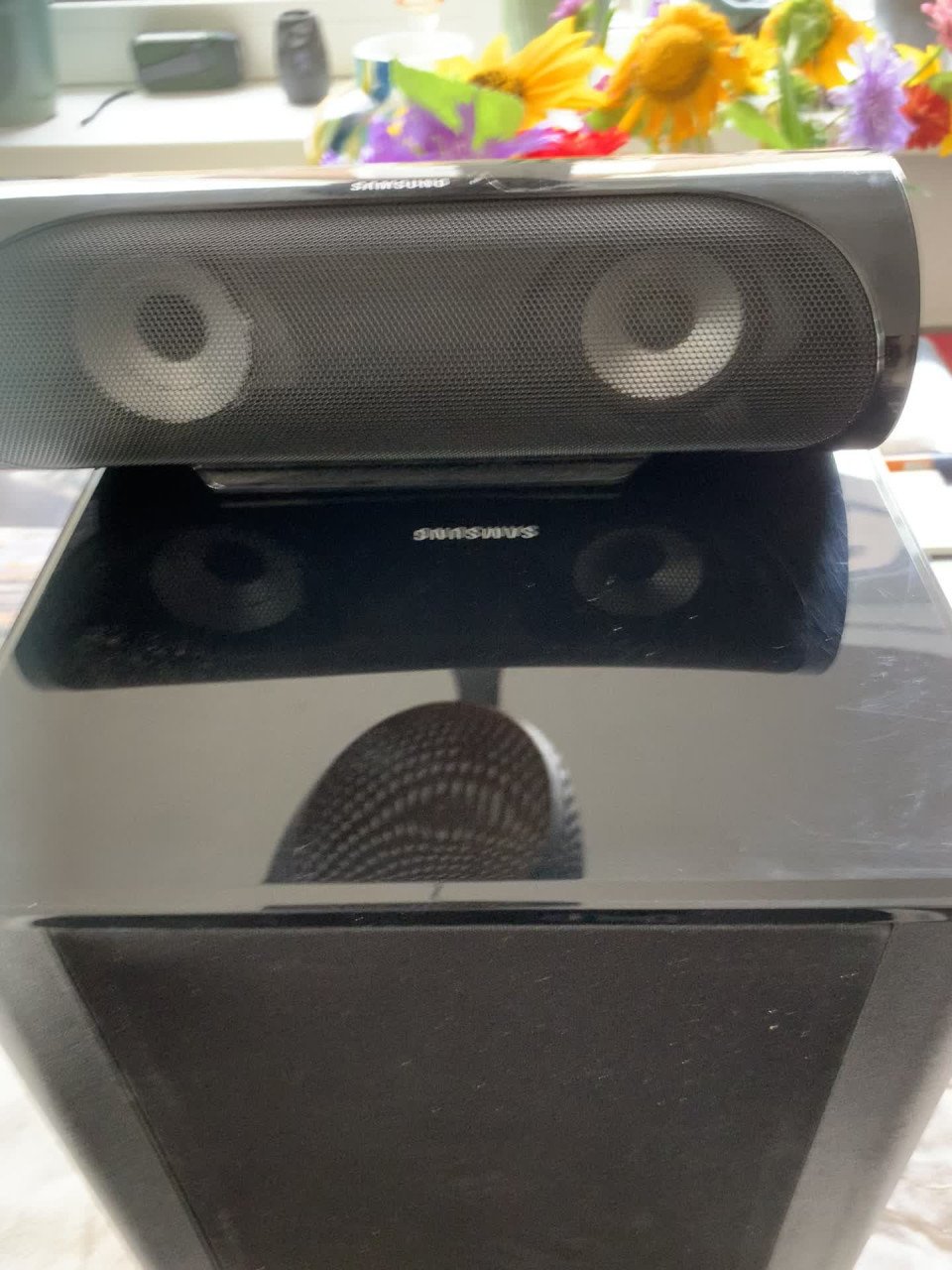 Samsung Suround compleet set Woofer e.d. Zwart pianolak
