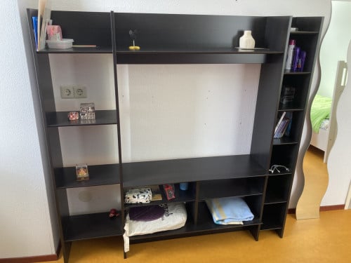 Mavas TV meubel, zwart-bruin van IKEA