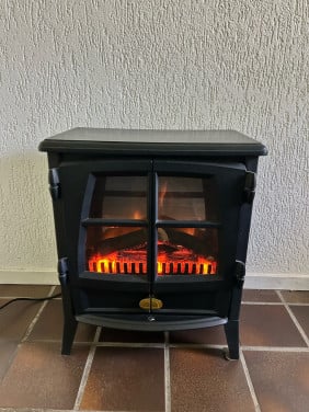 Sfeerkacheltje, Electrische kachel. EWT Optiflame Jaz20, 2000W