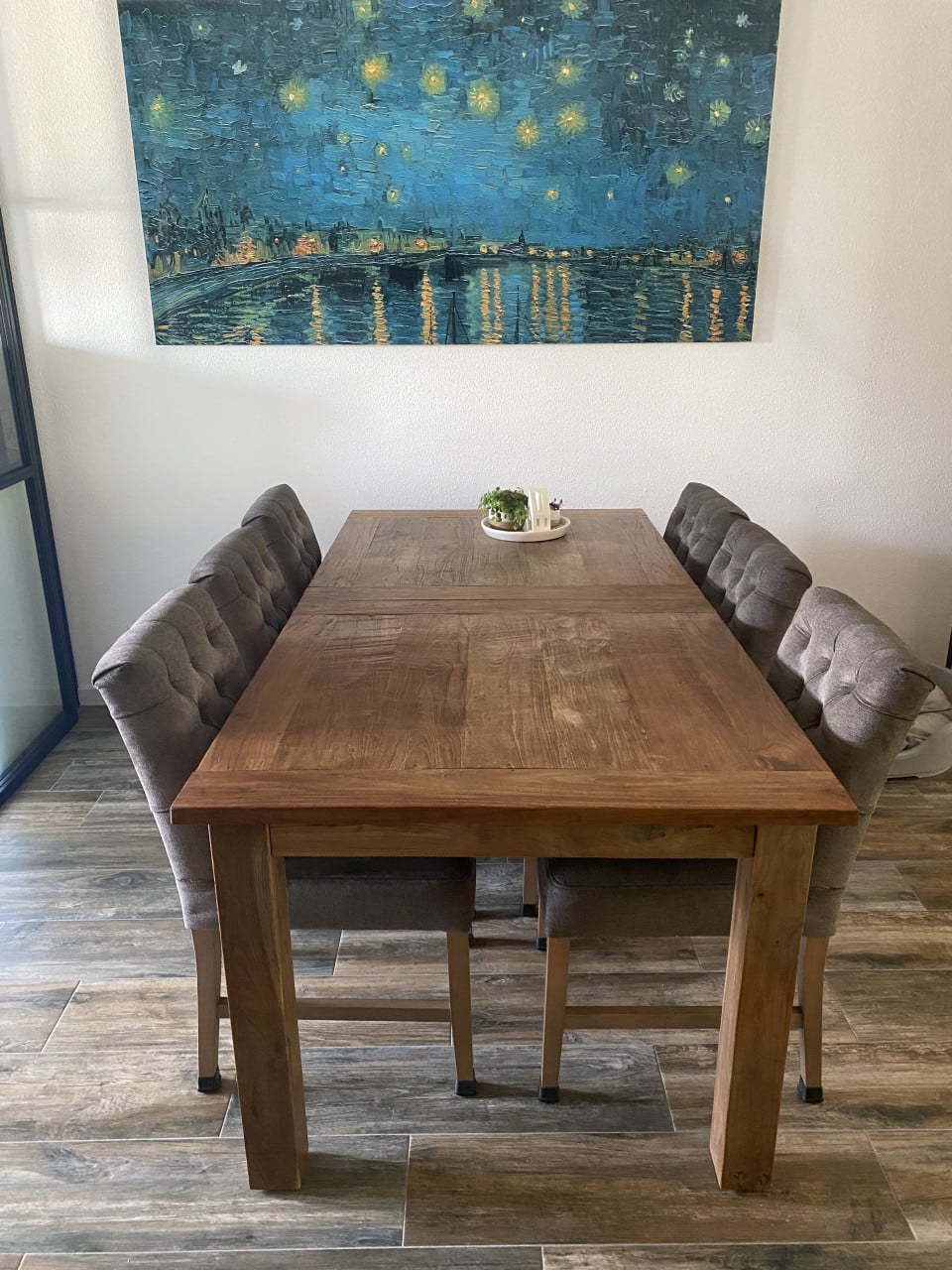 Eettafel Teak hout