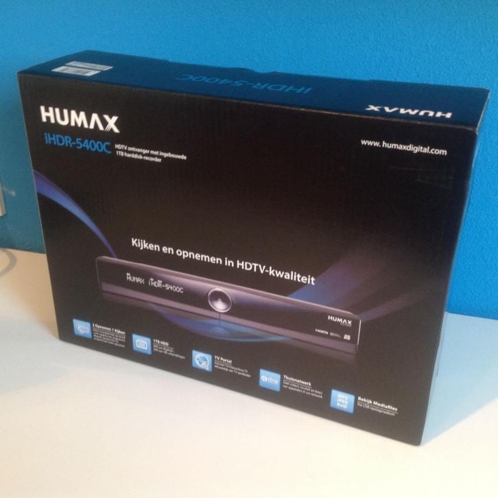 Humax 5400c FULL HD RECORDER MET 1TB OPNAME 110 € COMPLEET Z.G.A.N