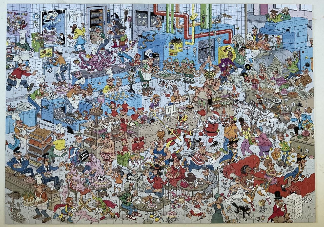Van Haasteren puzzel, 1000 stukjes