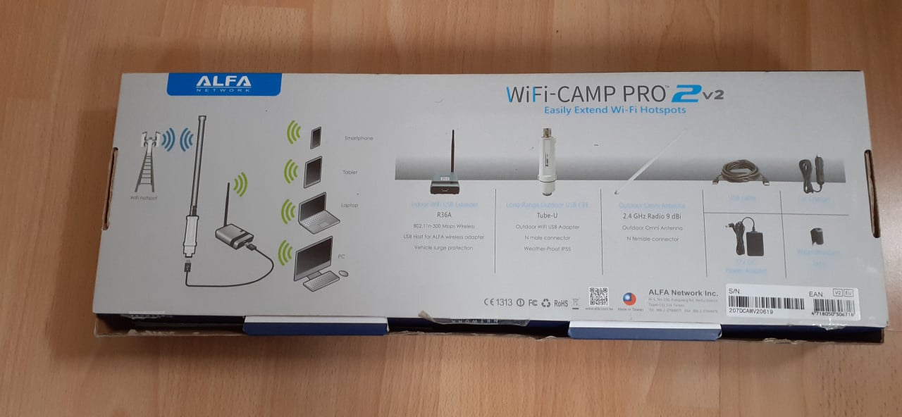 Wifi versterker camping