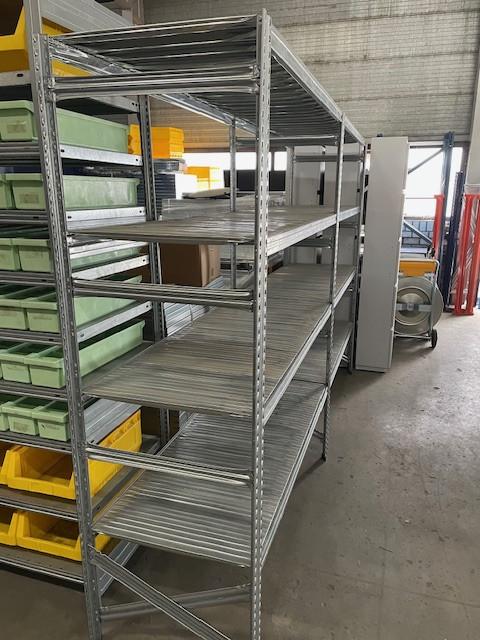 Gebruikte verzinkte magazijnstelling in diverse maten