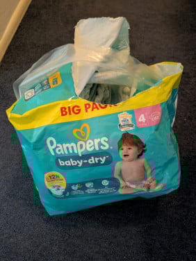 Luiers, Pampers baby-dry, maat 4