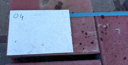 ***BETONTEGEL ROOD*** 30X30X6CM (4)