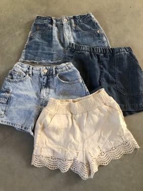 Korte broek  h jeans meisje  140