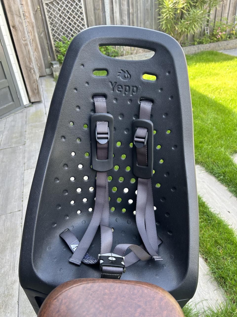 Yepp fietsstoeltje achter, zwart
