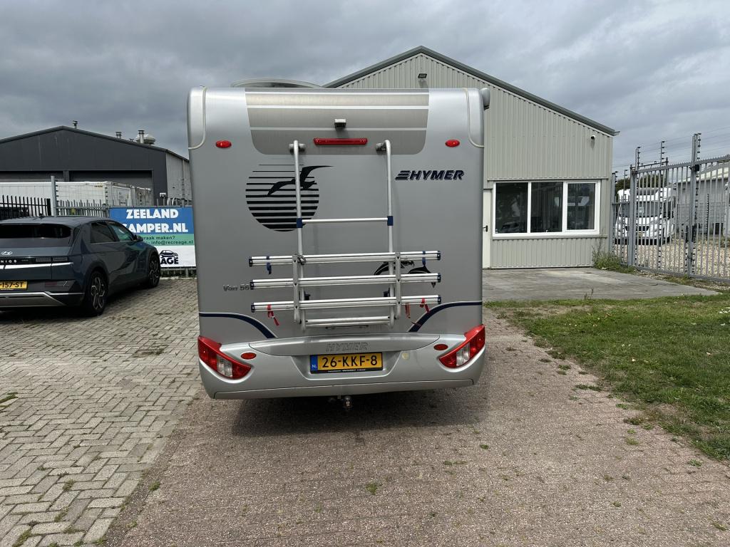 Hymer Onbekend hv 562 compacte hymer van | half-integraal met lengtebedden 