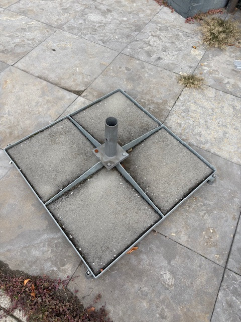Zware parasolvoet