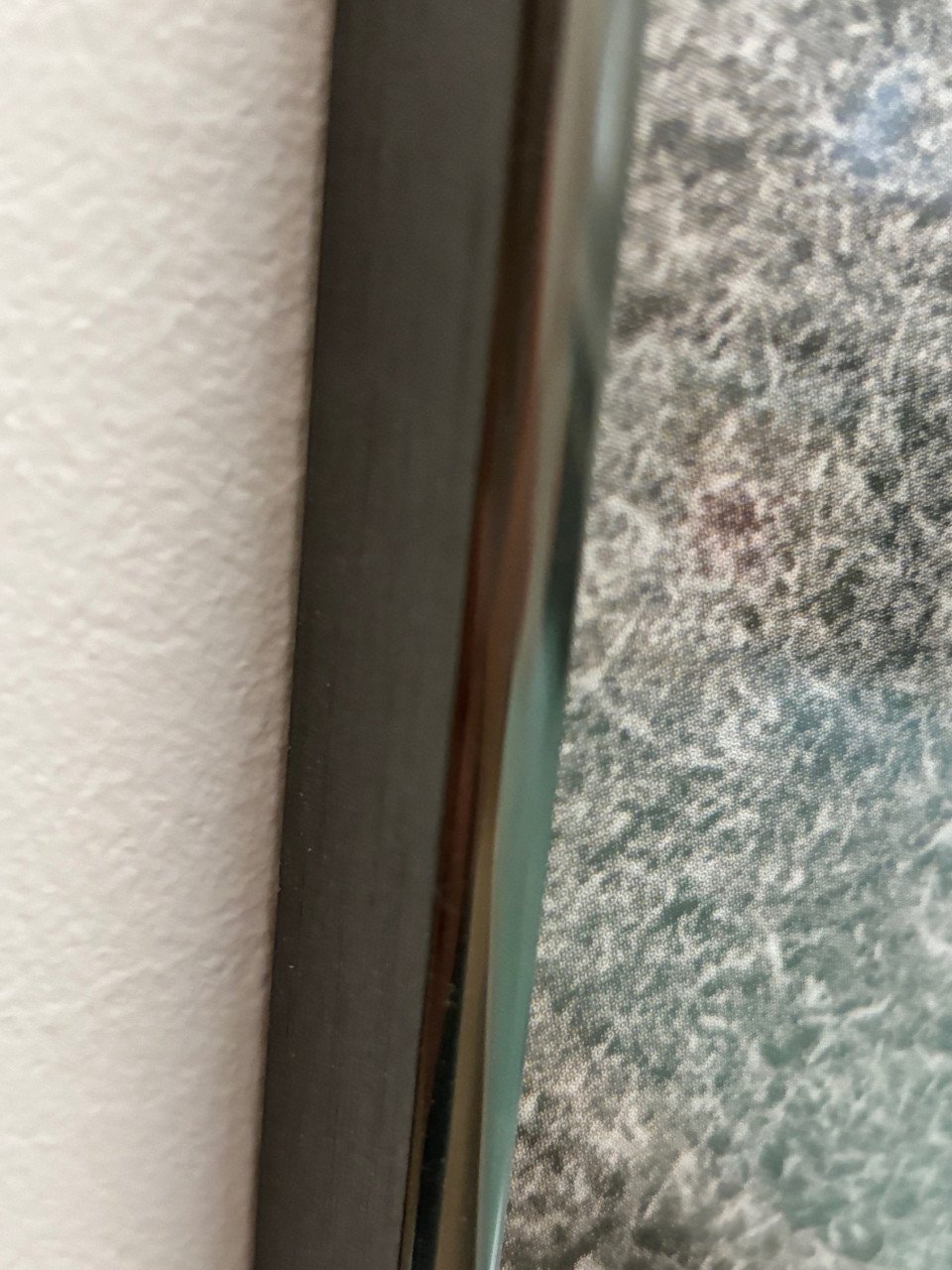 Mooie gunmetal lijst met een poster VW kever en vliegtuig