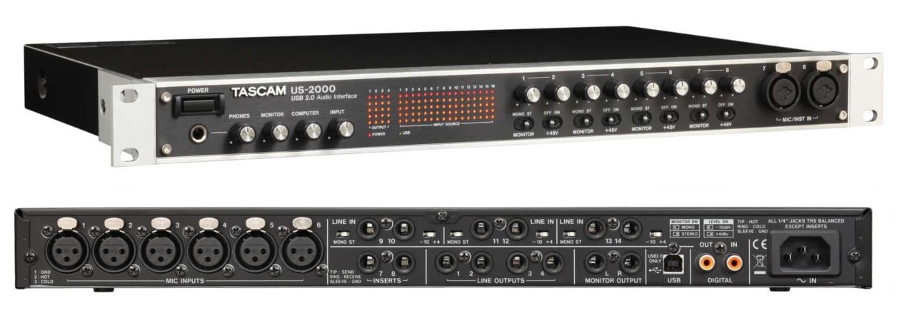 Tascam audio interface US2000