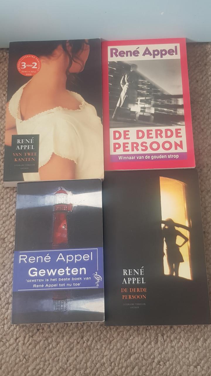 4 boeken van Rene appel