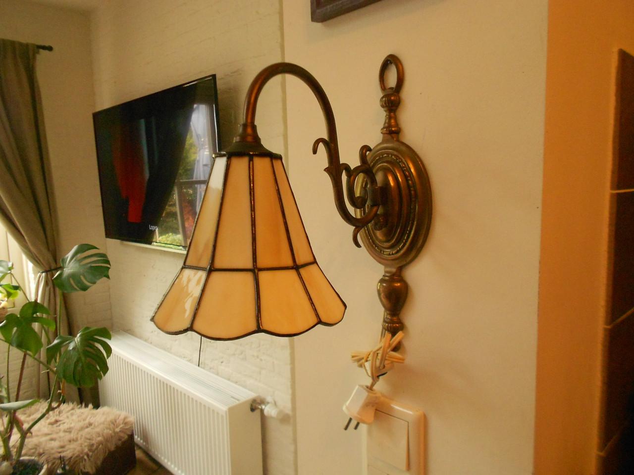 Vintage tiffany wandlampje.