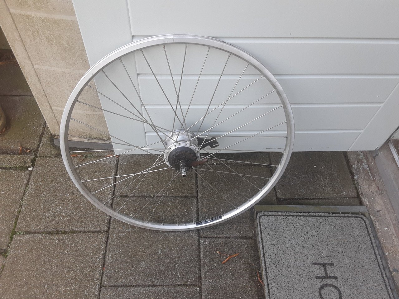 28 inch nexus achterwiel, 7 speed,rollerbrake rem