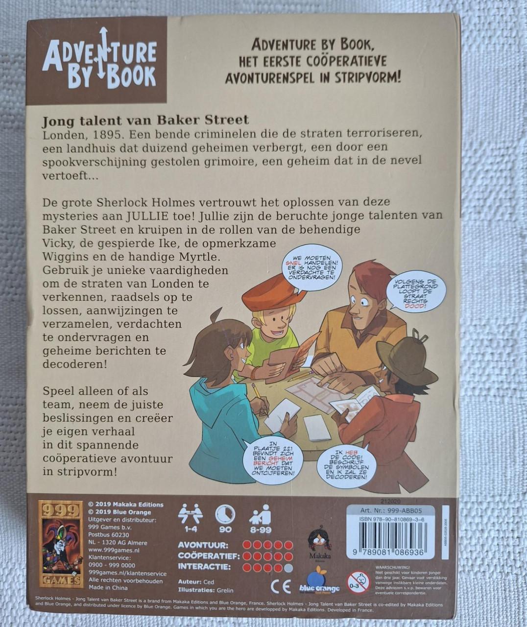 Breinbreker Sherlock Holmes Adventure by book (nieuw € 26,00)