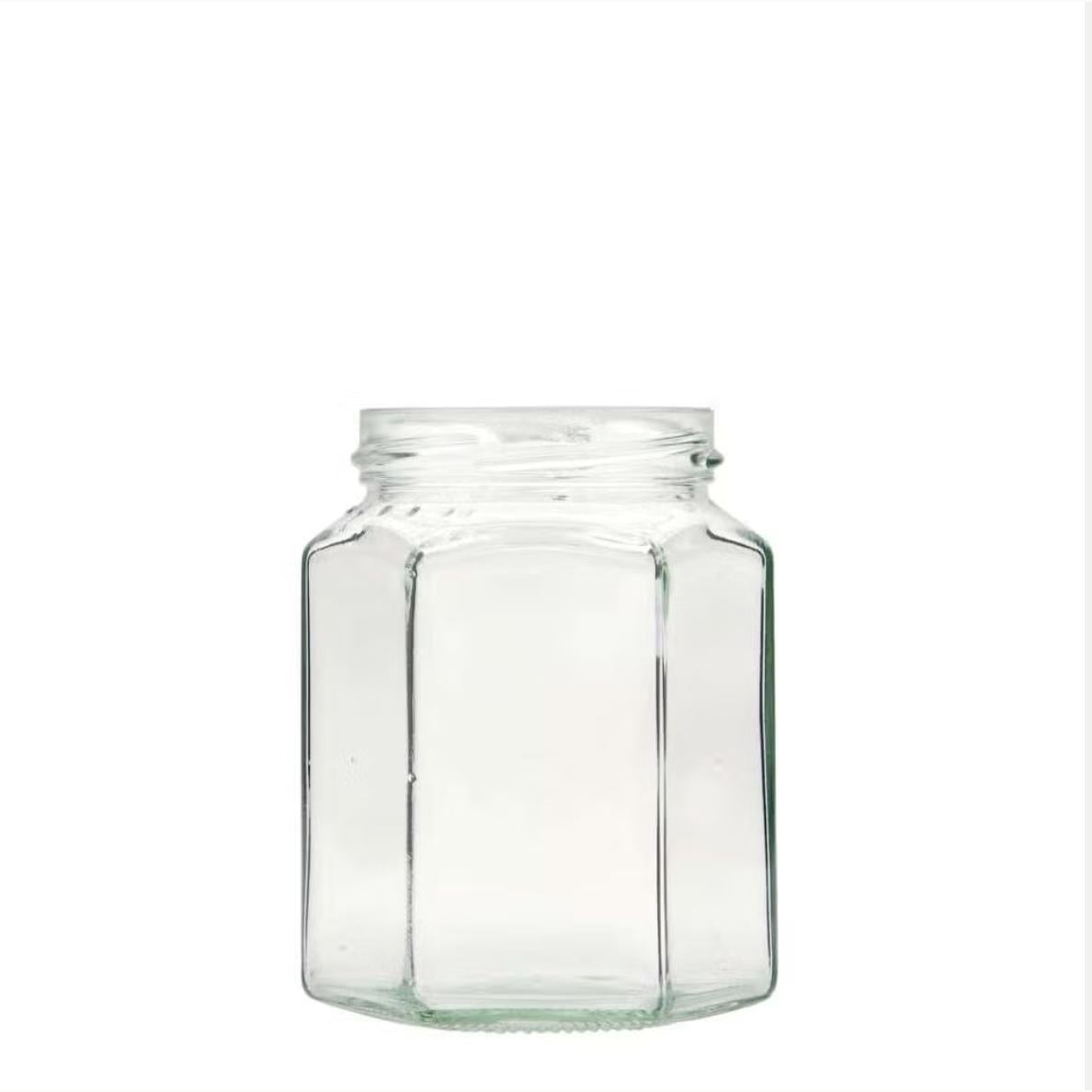 Partij glazen (jam/honing) potten (totaal 3164 stuks)